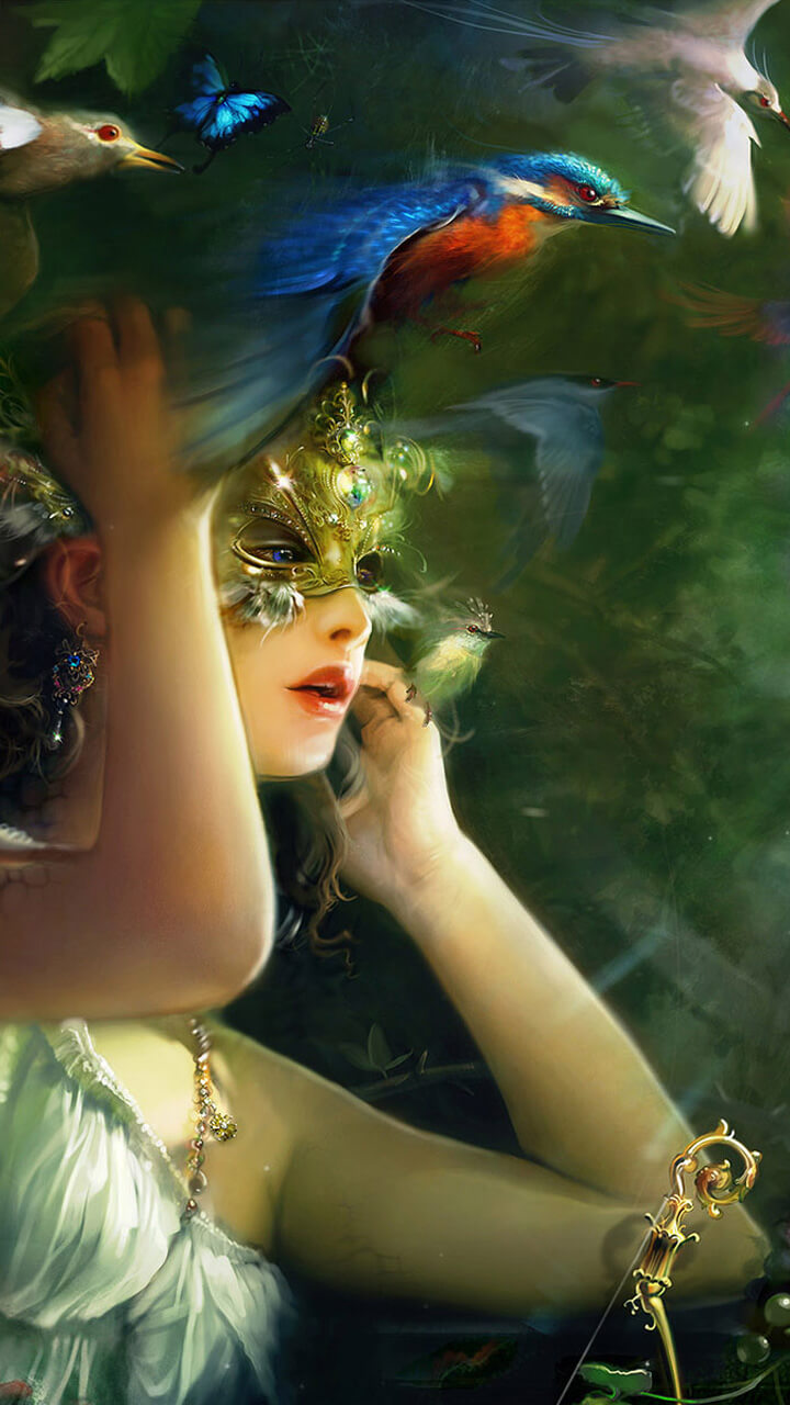 Girl Art Wallpaper 1